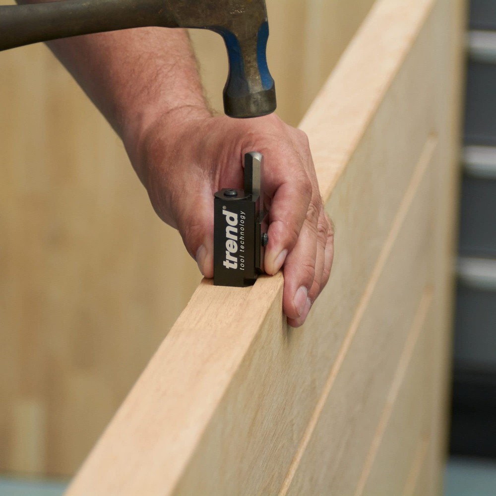 Trend Hinge Recess Squaring Corner Chisel, Quickly Square Up Rounded Small