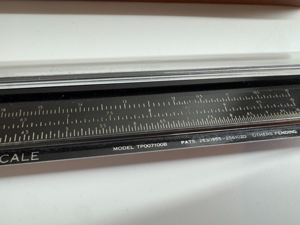 VTG Gerber Variable Scale TP007100B Engineering Slide Rule & Leather Case READ