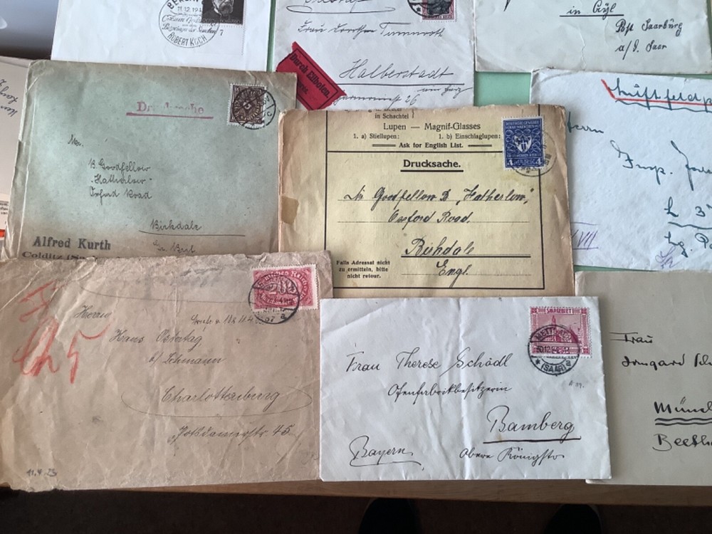 Germany vintage postal covers 15 items Ref A1832