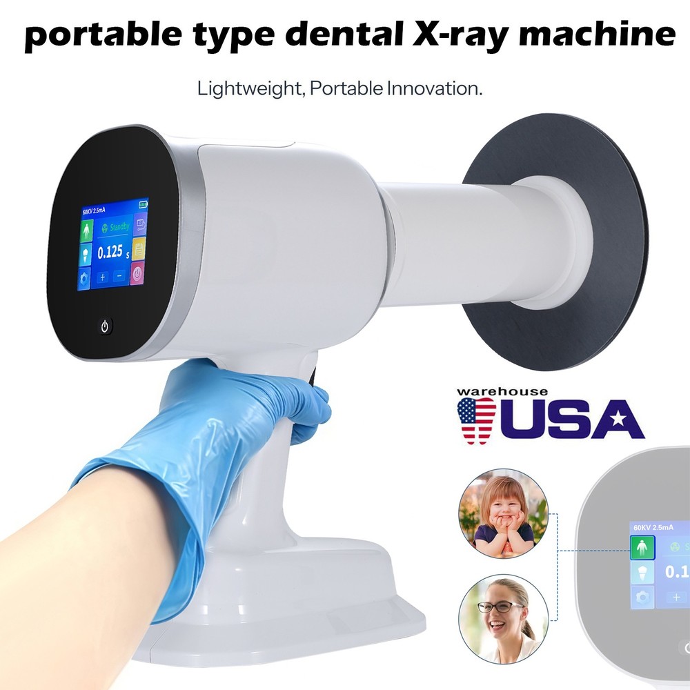 Dental X Mobile Unit System Ray Digital Machine High Frequency with Shield USA