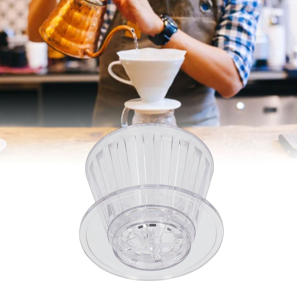 Wave Coffee Dripper Easy To Clean Flat Bottom Design For Brewing NEW☚