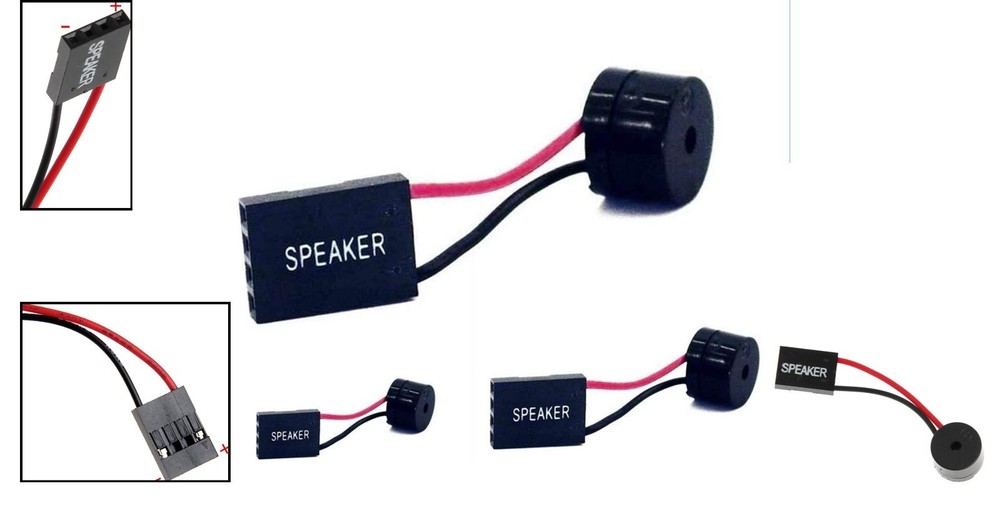 Compact 3 Inch Battery Powered PC Motherboard Internal Speaker - 3 Pack