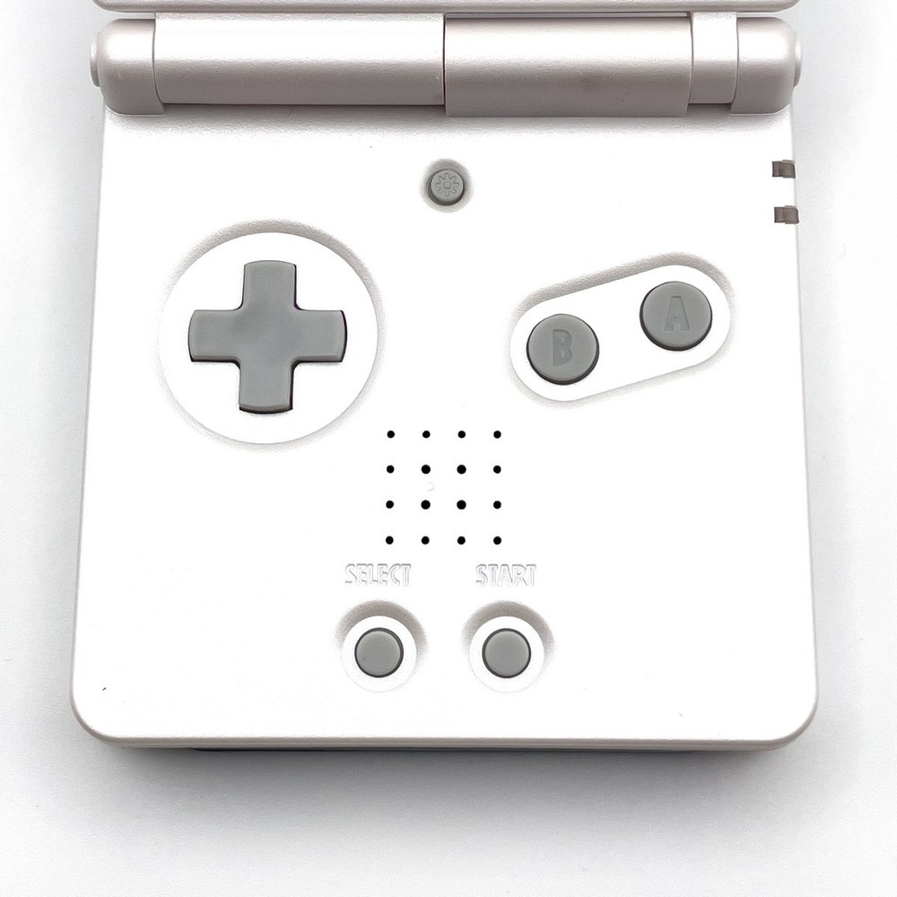 Nintendo Game Boy Advance SP White Silver IPS V5 USB-C Charging Console
