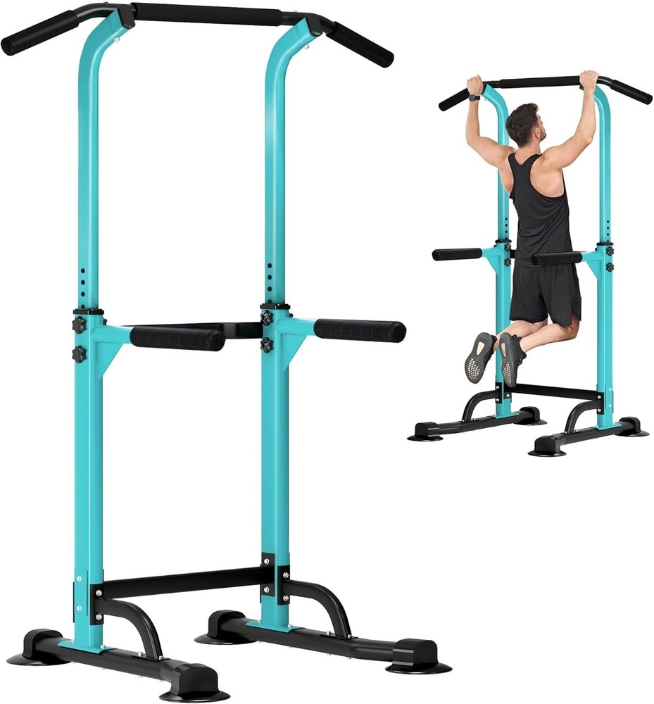 Power Tower Pull Up Dip Station Multi-Function Fitness Equipment Strength