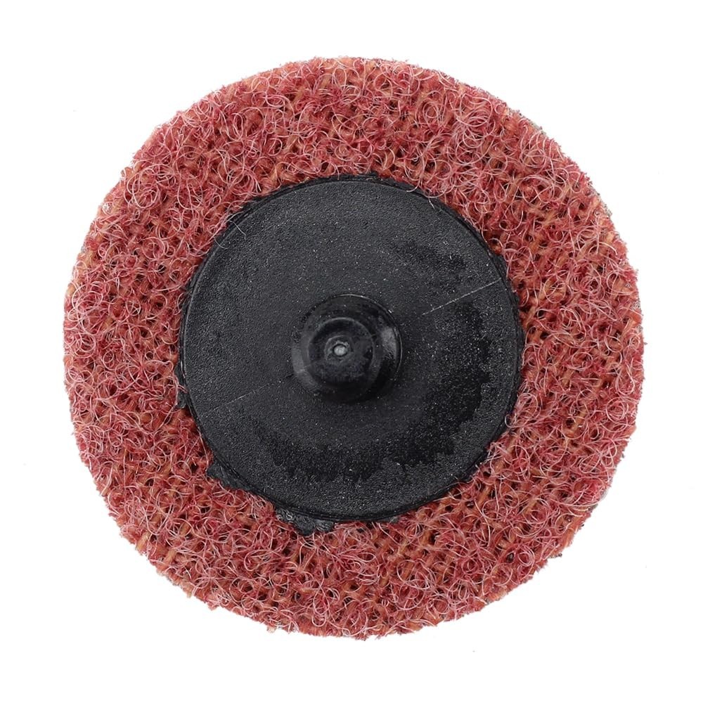 Surface Conditioning Quick Change Discs, 2" Red Medium Prep Pad - 25 Pack