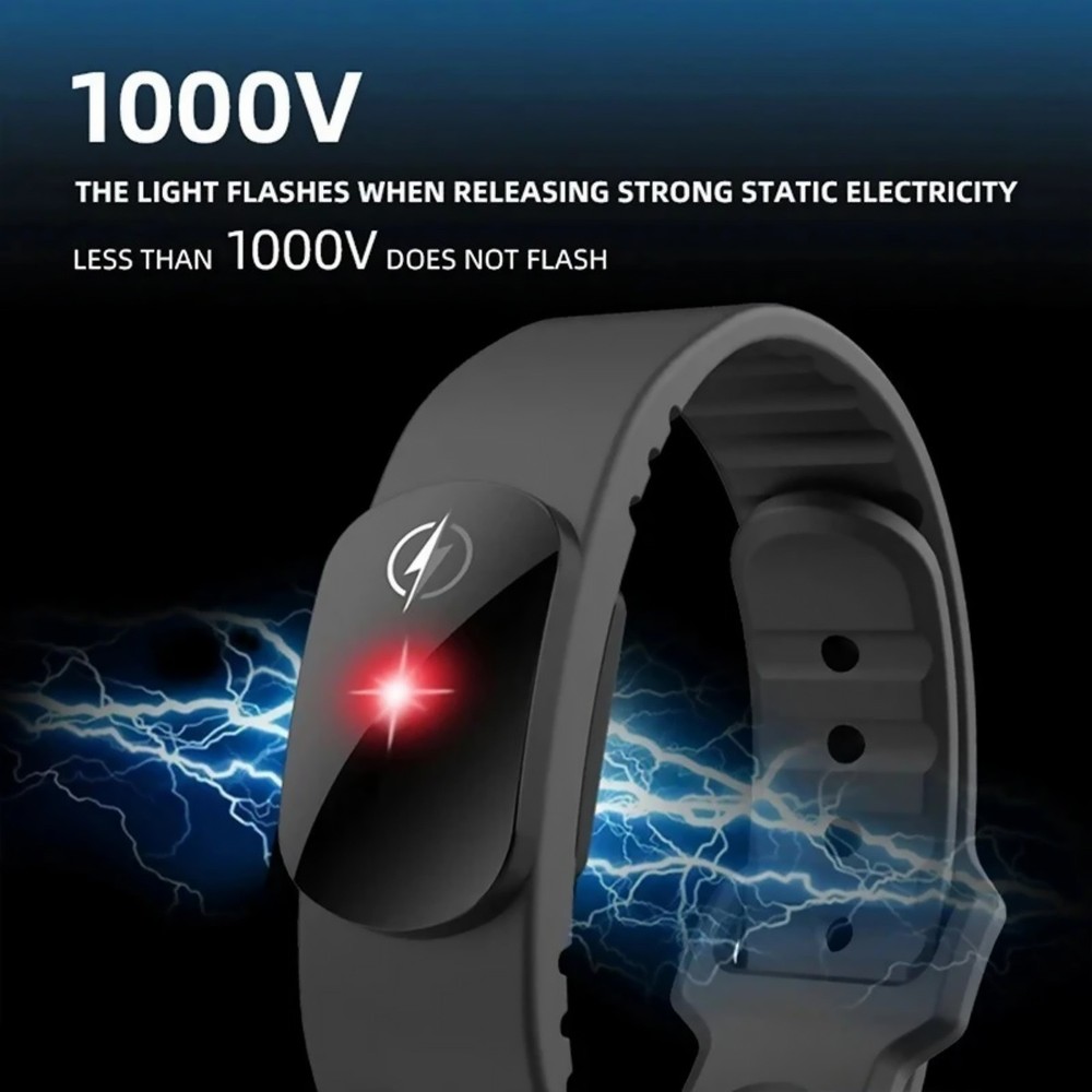 Adjustable Anti-Static Bracelet Wireless Eliminator Wrist Durable Accessory