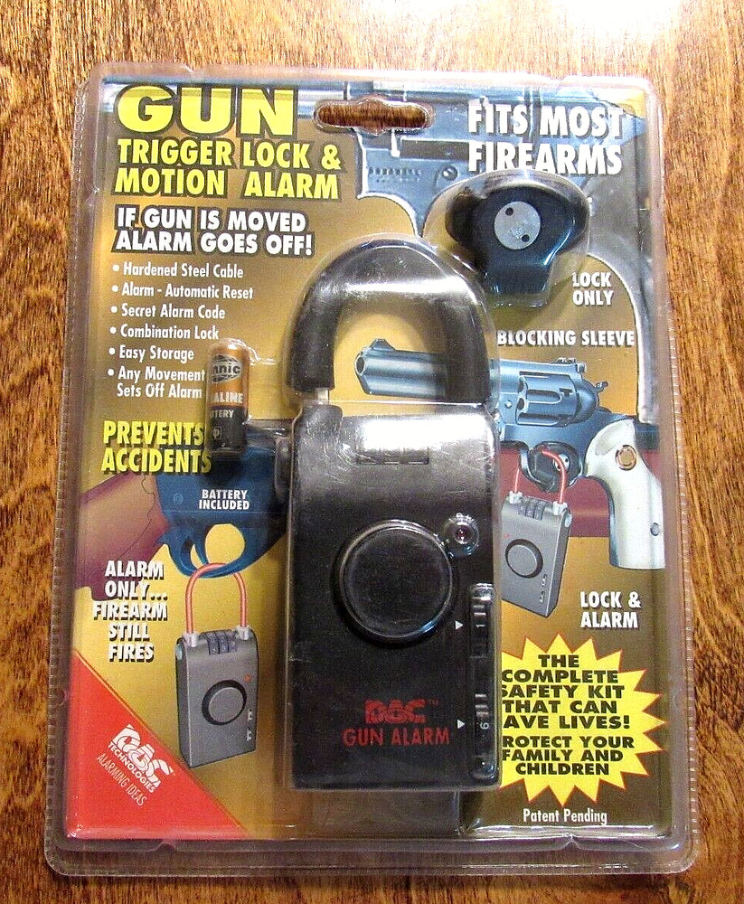 DAC GUN TRIGGER LOCK AND MOTION ALARM NEW!!!