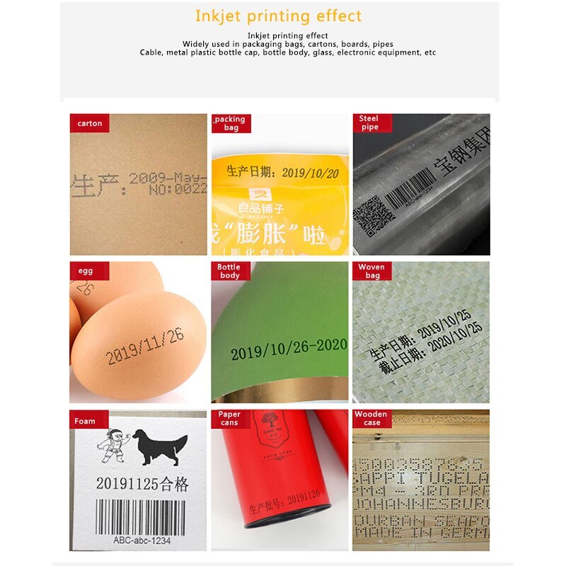 Hand-held Inkjet Printer Auto Conveyor Intelligent Printer Production Date