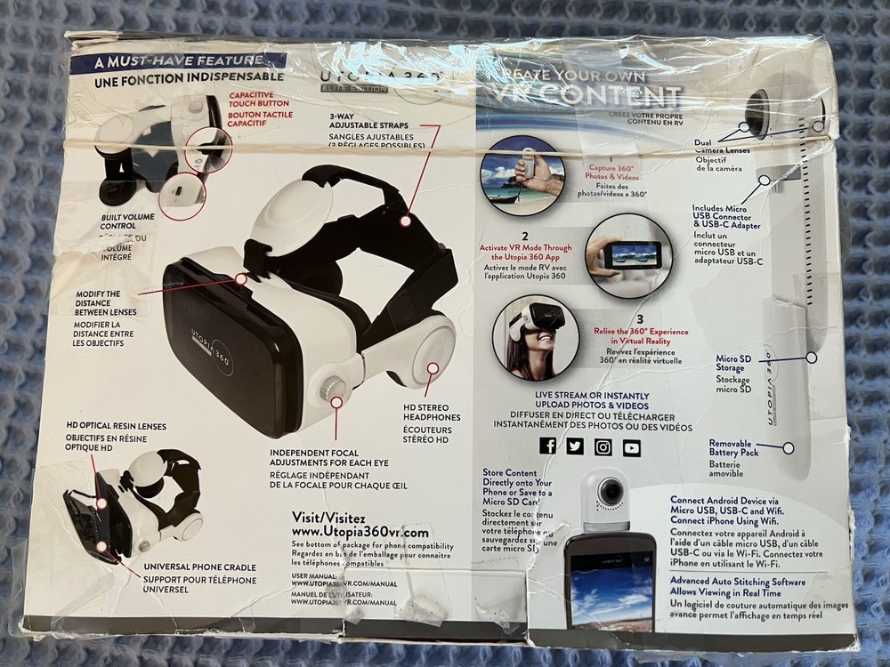 Utopia 360 Virtual Reality Goggles