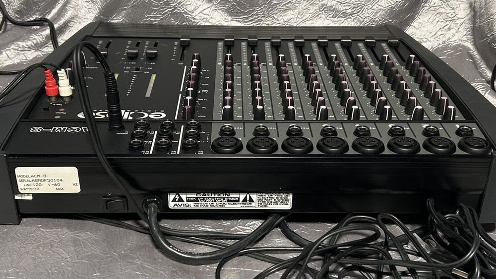 Audio Centron Eclipse Mixing Board ACM-8 Works GREAT