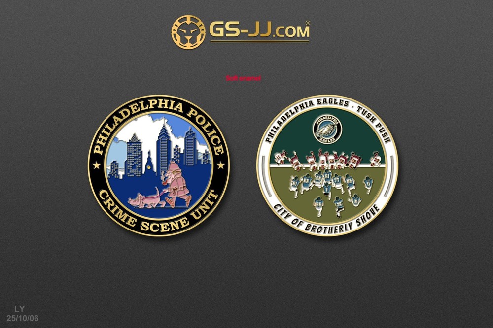 Philadelphia Eagles "TUSH PUSH" Challenge Coin