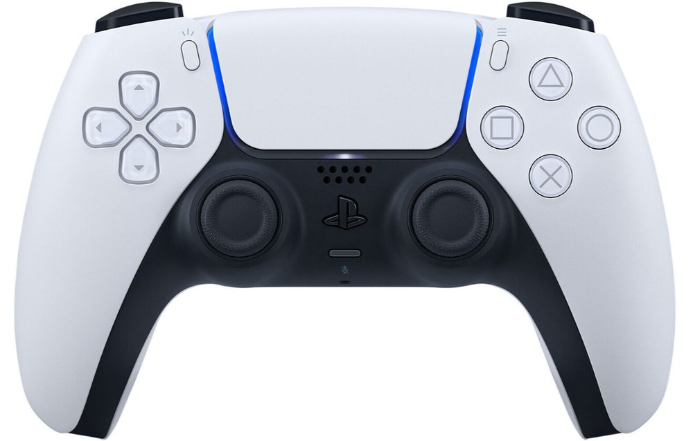 Sony PlayStation 5 DualSense Wireless Controller with Haptic Feedback – White