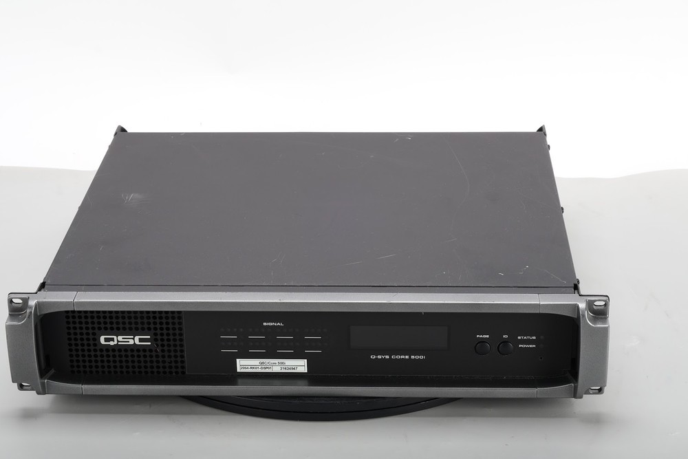 QSC Q-SYS Core 500i Integrated System Processor With Q-SYS CDN64 & Q-SYS CAES4