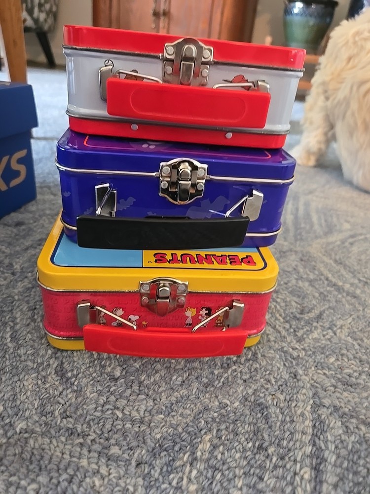 Peanuts Mini Lunchboxes Set Of 3