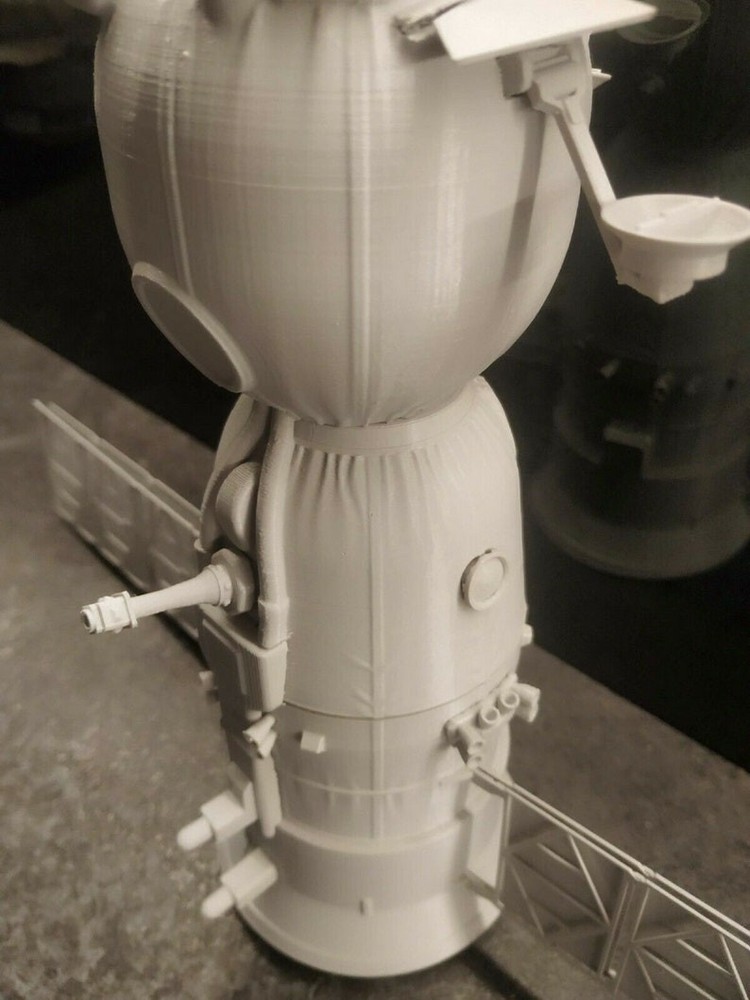 3d printed Russian Soyuz MS Spacecraft spaceship 1:16