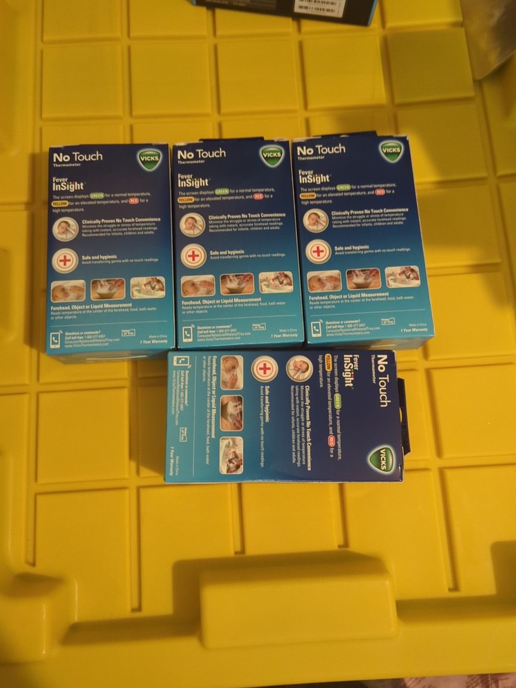 4 Pack Vicks Non Contact Thermometer