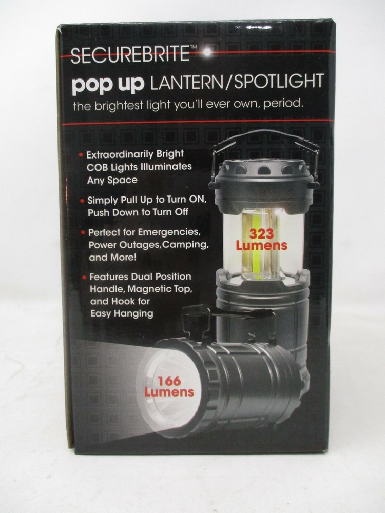 Securebrite Pop Up Lantern / Spotlight - Copper