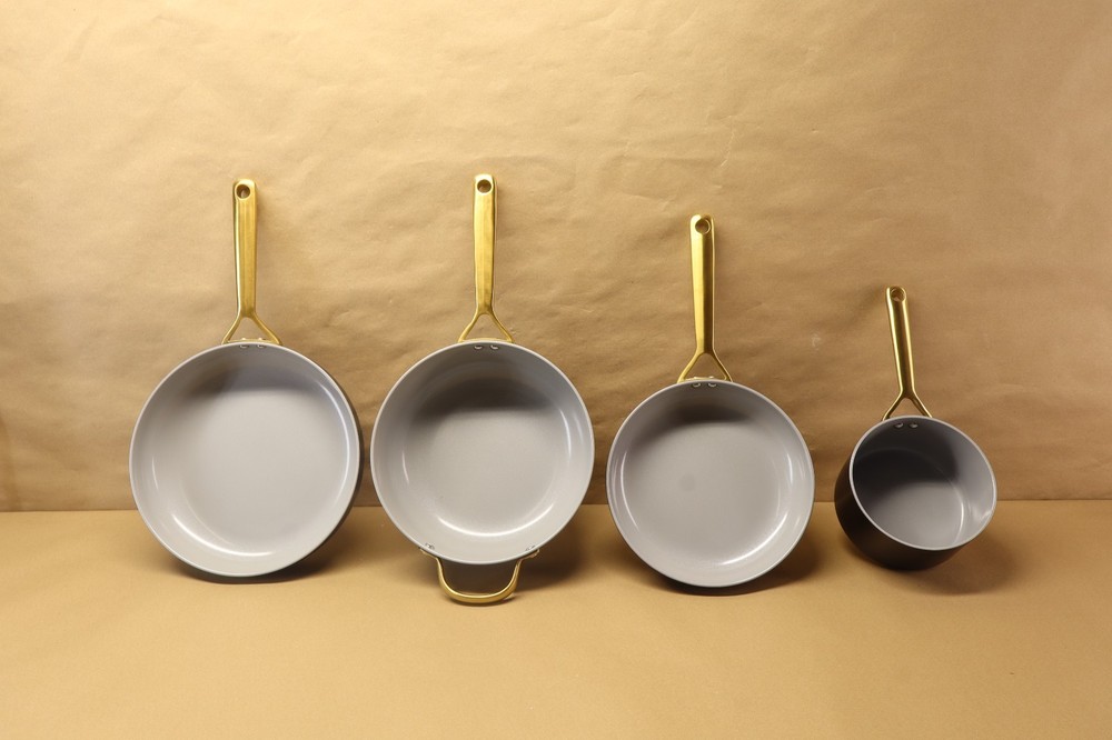 Member s Mark 11-Piece Modern Ceramic Cookware Set, Black