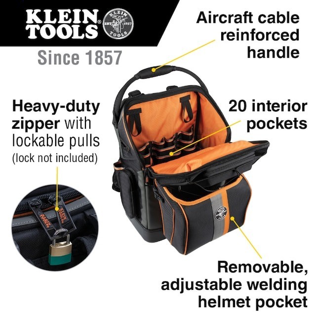 Klein Tools Tradesman Pro Ironworker and Welder Backpack
