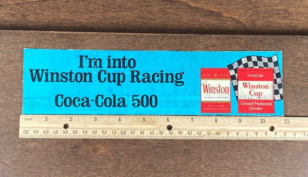 Vintage Coca Cola Winston Cup Racing