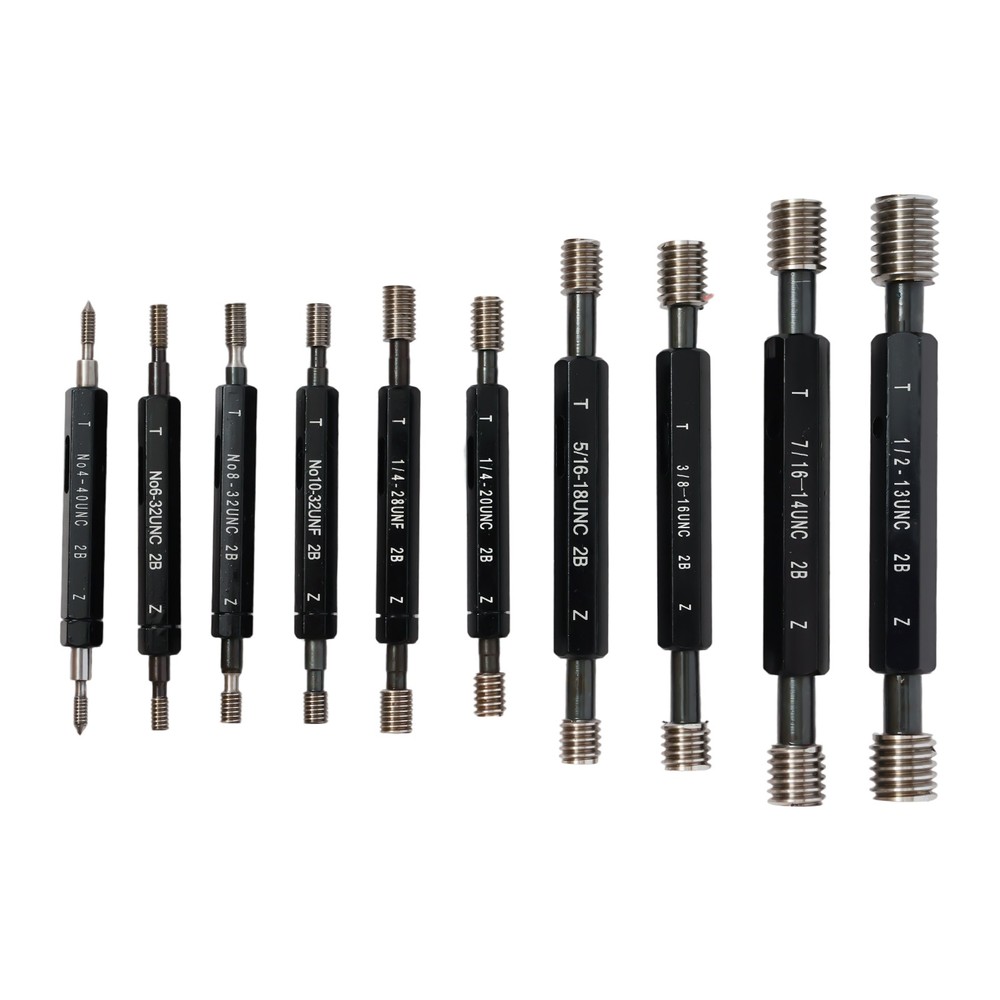10 Pc Skd11 Thread Detection Tool Double End Thread Plug Gauge Go & No Go