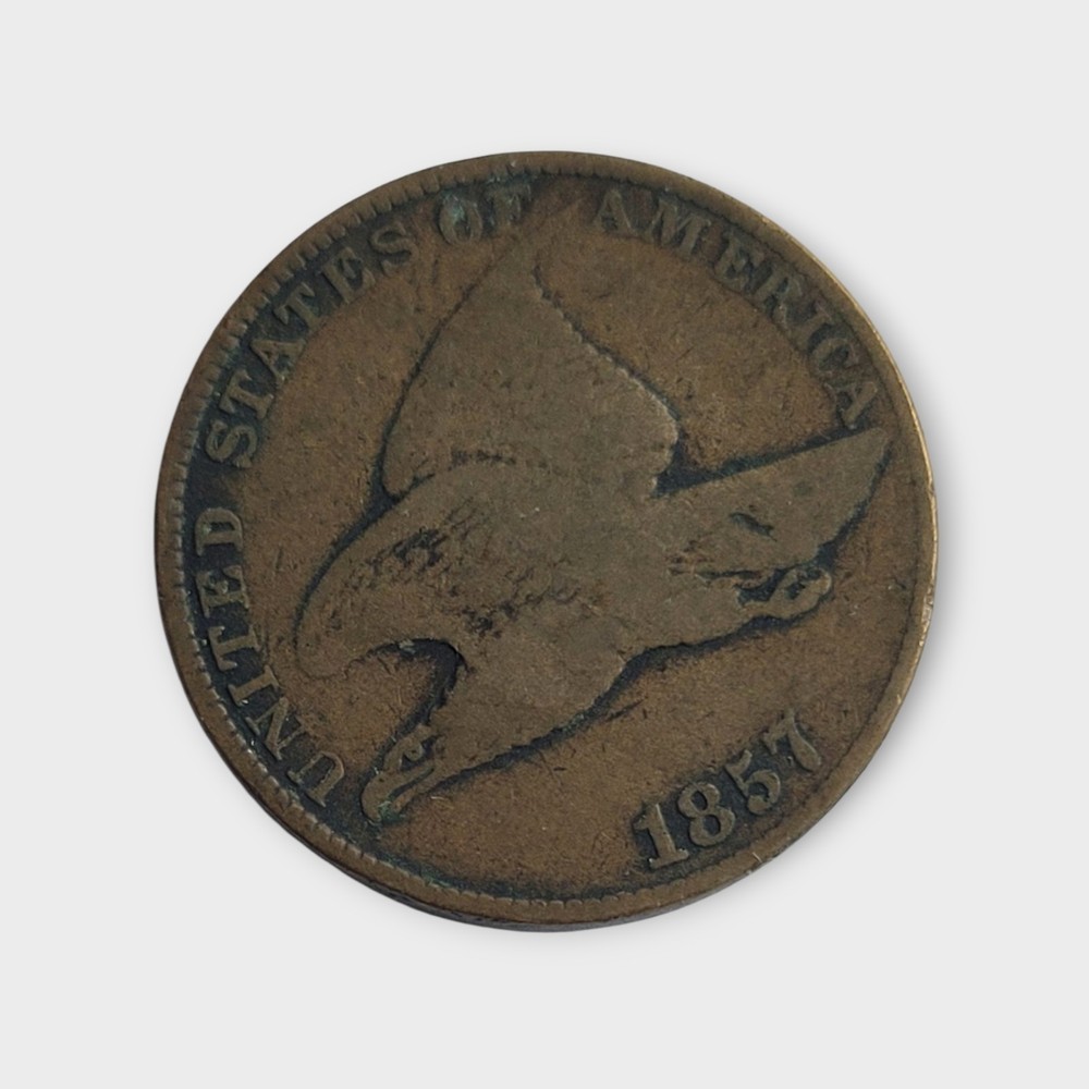 1857 Flying Eagle Cent Penny Coin