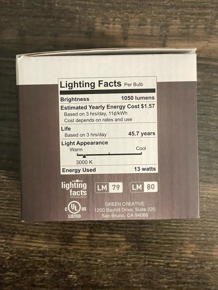Green Creative PAR30SN - E26 - 13W LED 3000K Warm White