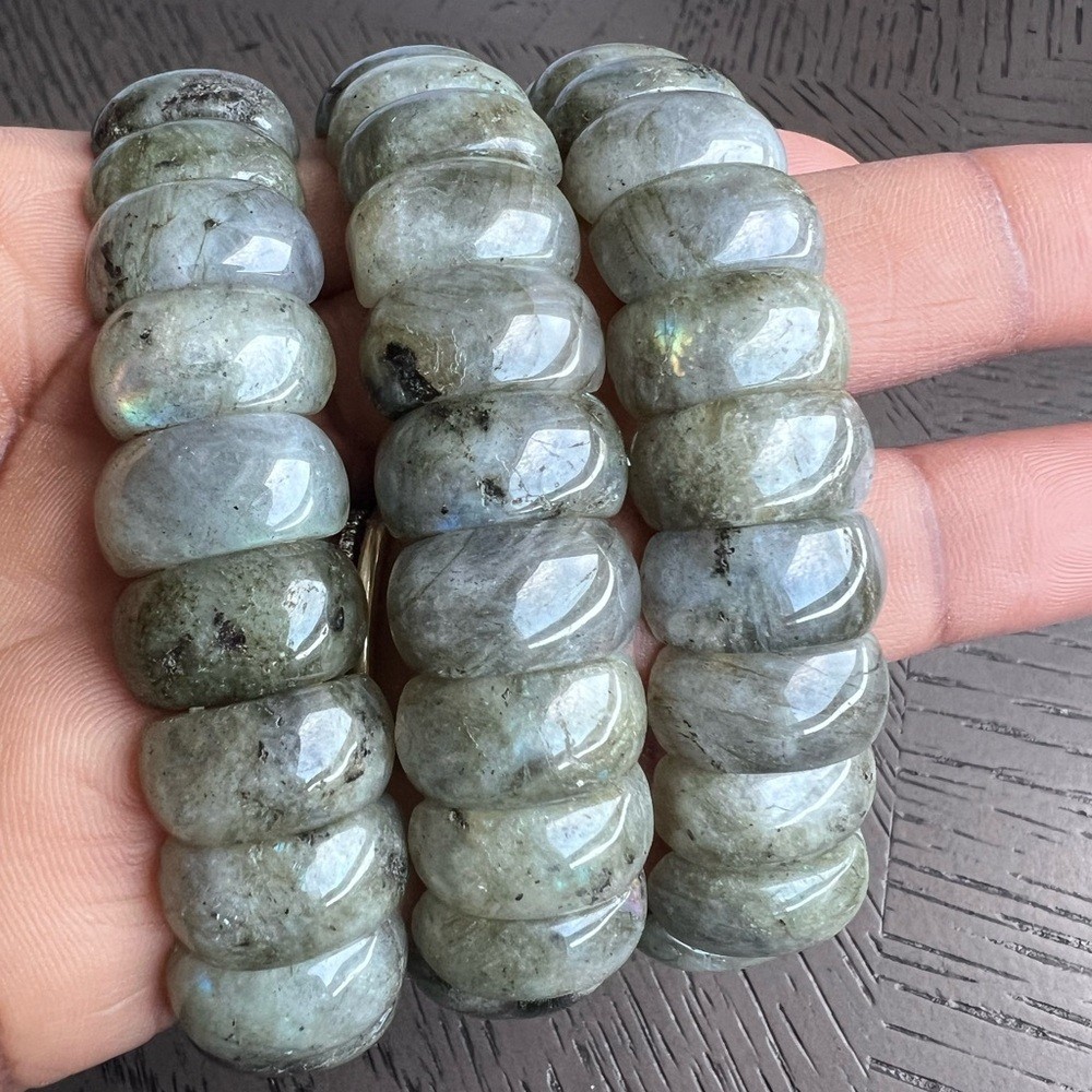Labradorite soft bangle 6.75-7’ (one)