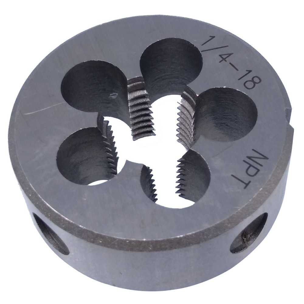 HSS 1/4-18 NPT Taper Pipe Thread Die