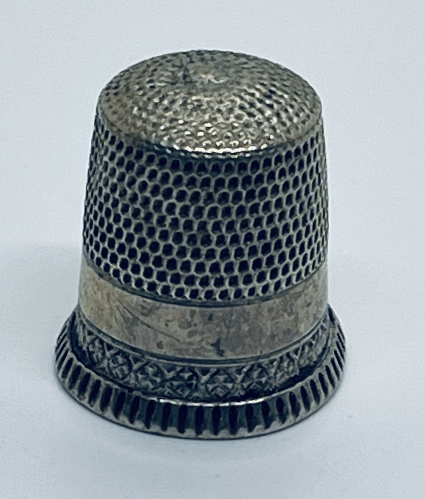 Antique Victorian Sterling Silver Thimble