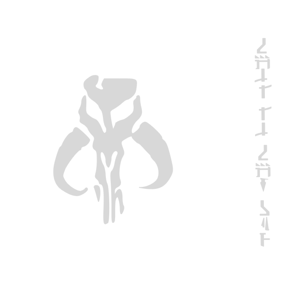 High Quality Mandalorian Chest and Shoulder Armor Decal