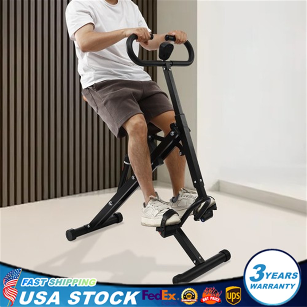 Adjustable Squat Machine Trainer Rowing Machine 264lbs for Ab Workout Glutes