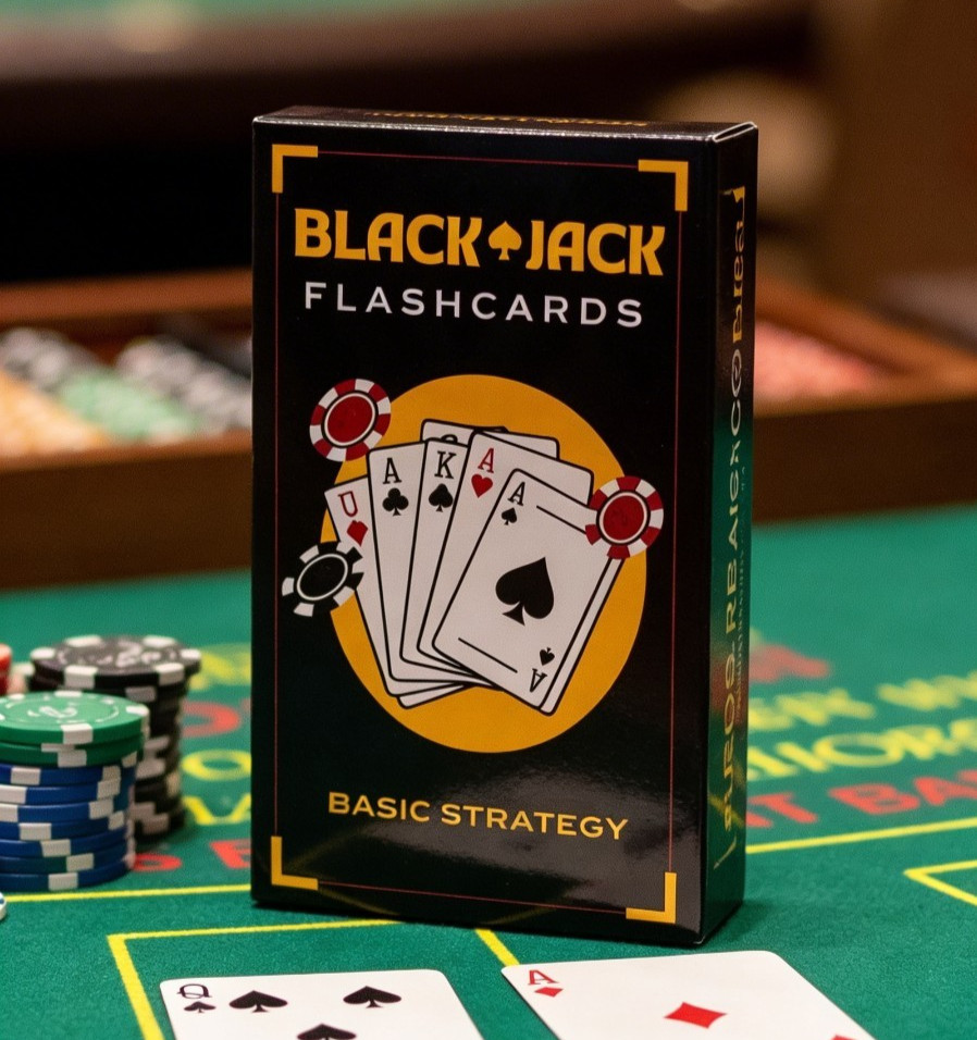 Blackjack Basic Strategy Flashcards – Beginner Casino Game Learning Cards NEW