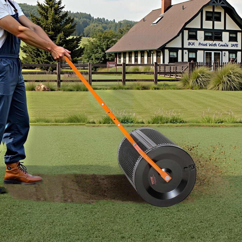 Compact 24in Manual Spreader Solid Build T Handle Multi Height Ready