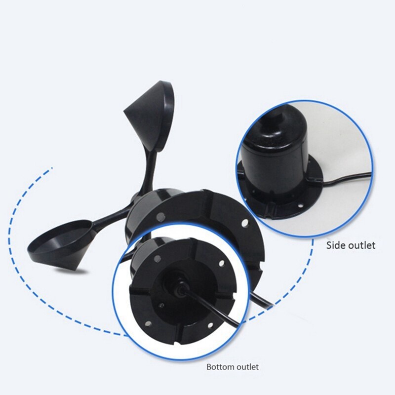 2x 0-70M / S Wind Speed Sensor Environment Output Pulse Type Three1975-