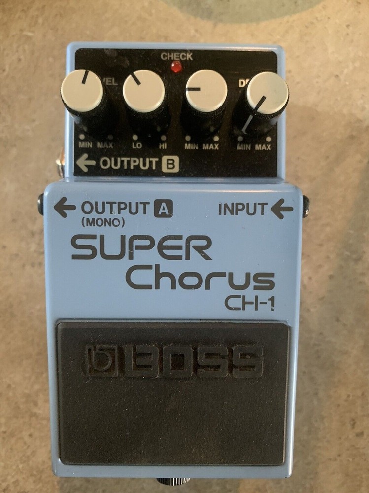 Boss, CH-1, Super Chorus, Guitar Effect Pedal