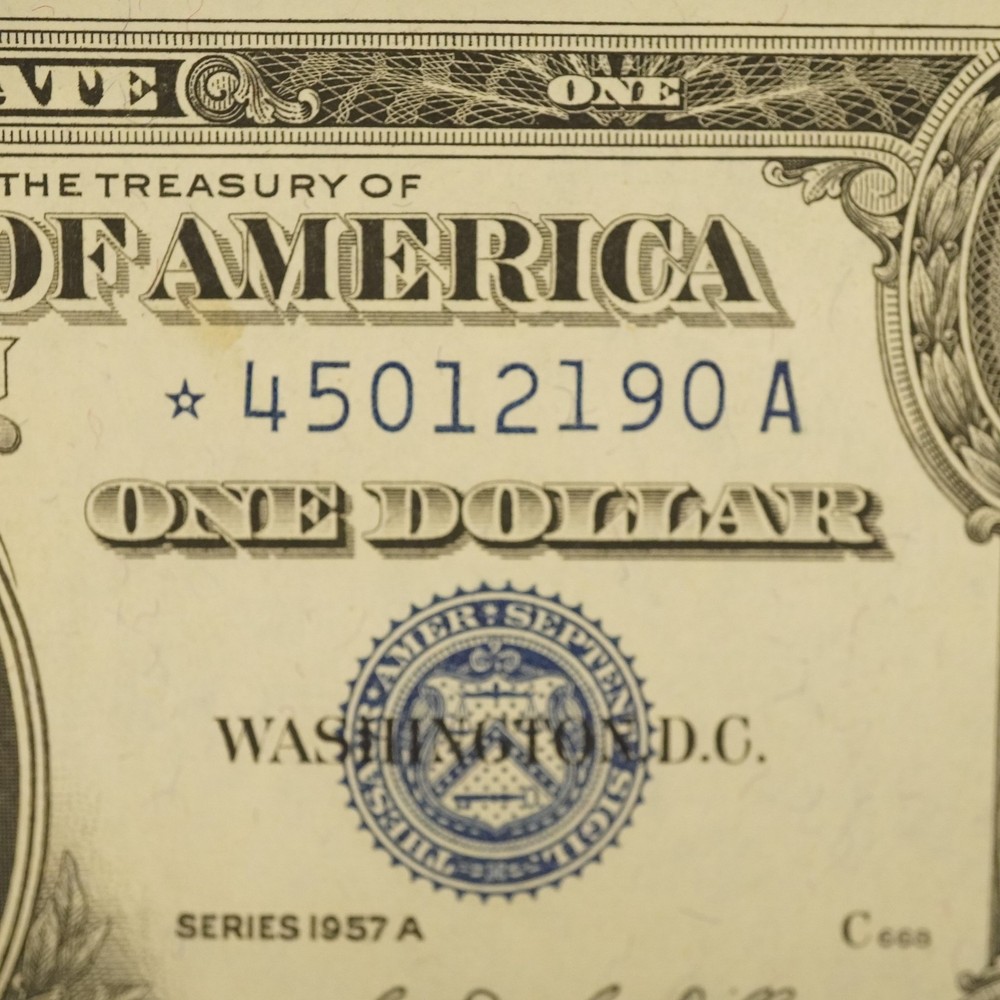 1957A $1 Silver Certificate Star Notes Sequential Pair ⭐Consecutive Serial #'s