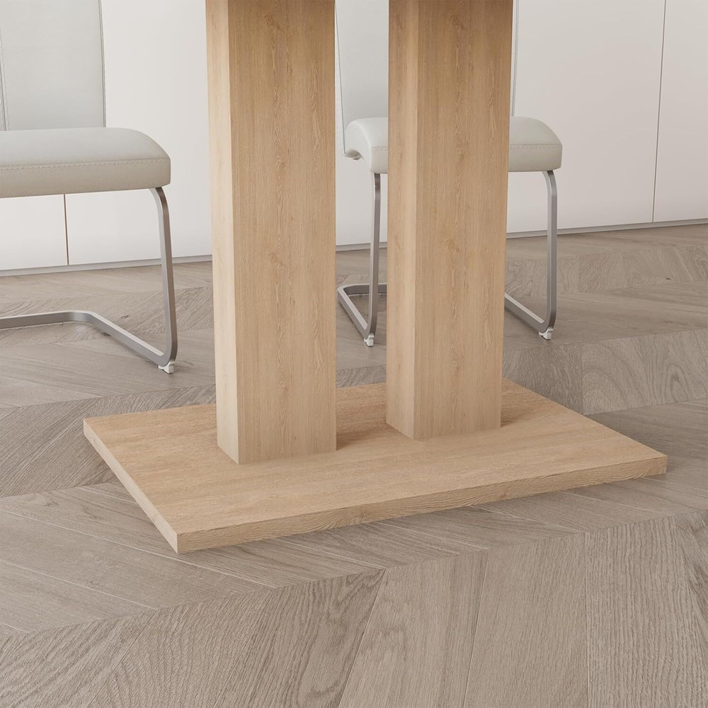 Modern 46'' Kitchen Dining Table, Rectangular Table,Sturdy Construction for home
