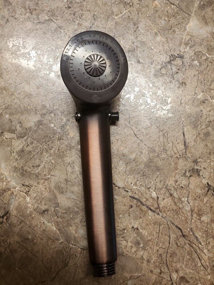 RV HAND HELD SHOWER HEAD HOSE KIT, WITH ON/OFF SWITCH, OIL RUBBED BRONZE MARINE