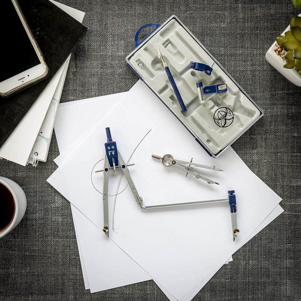 Drafting Compass for Geometry Set - Drawing Compass Geometry Set for Drafting, M