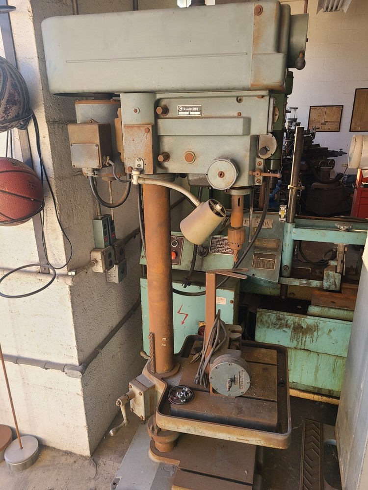 CLAUSING SERIES 22V 20" VARIABLE SPEED FLOOR STAND DRILL PRESS