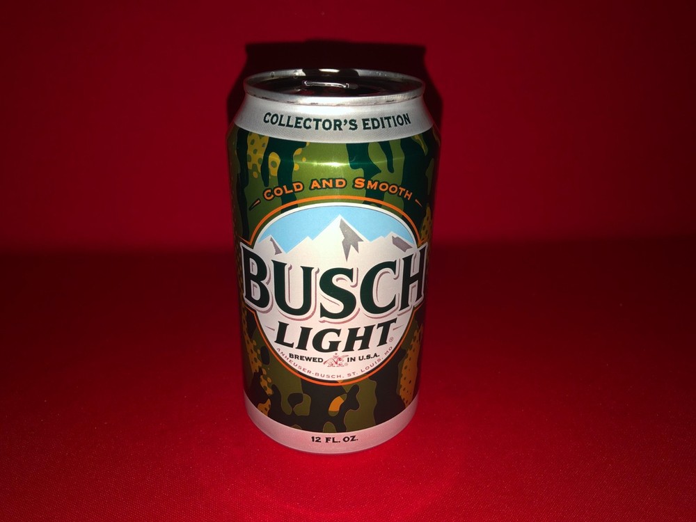 2025 Empty Busch light Camouflage Can Limited Edition Beer Can Empty