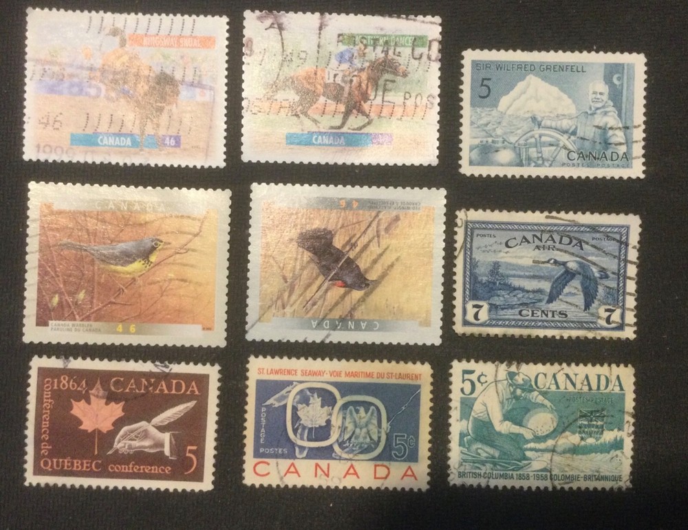 Canada used Stamp lot #407