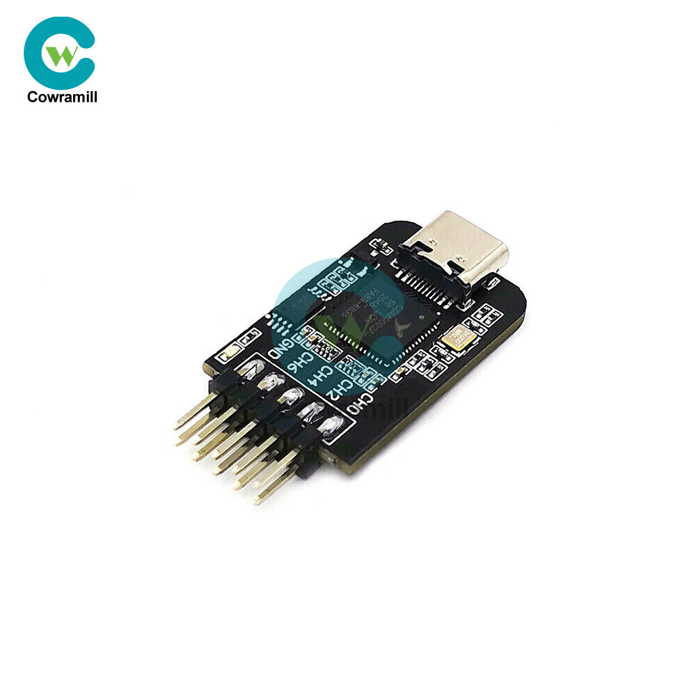 8 Channel Mini Logic Analyzer Type-C MCU Arm FPGA Debugging Tool 24m Sampling