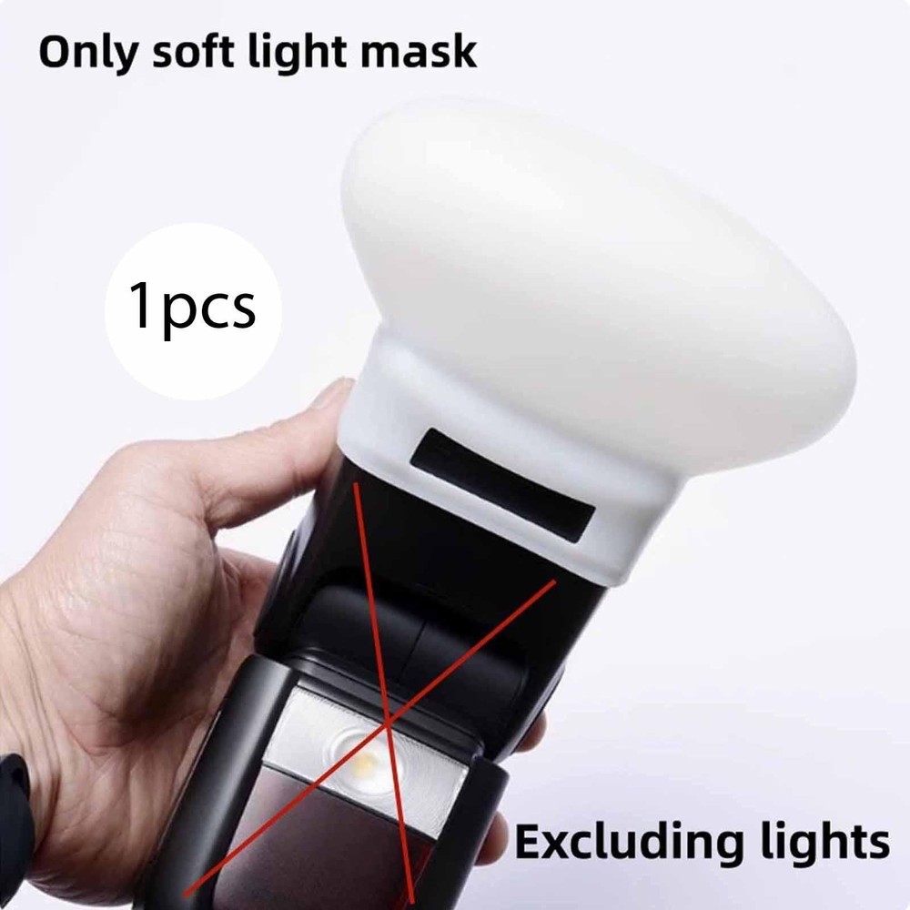 Soft Light Diffuser Flash Cap Diffusion Dome