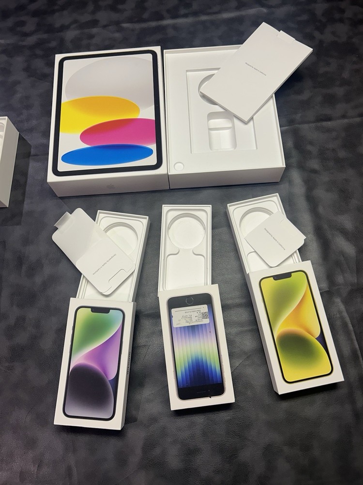 Apple iPhone iPad Boxes only Miscellaneous See Pics