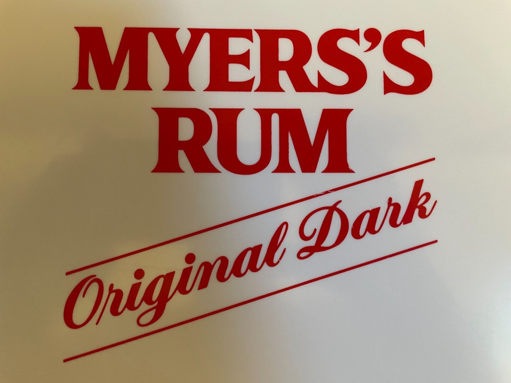 Vintage Myer's Rum Appetizer Chilling Tray - Sharp Condition!