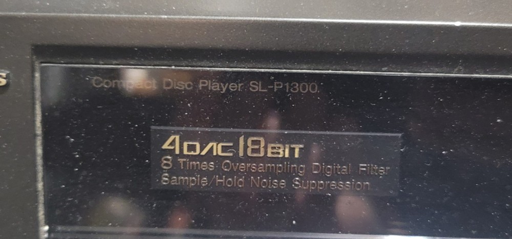 Technics SL-P1300 Top Loading CD Player Pro Broadcast Grade 1991