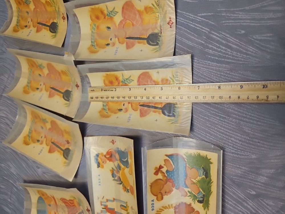 9 vtg duro Decorative Transfers #14