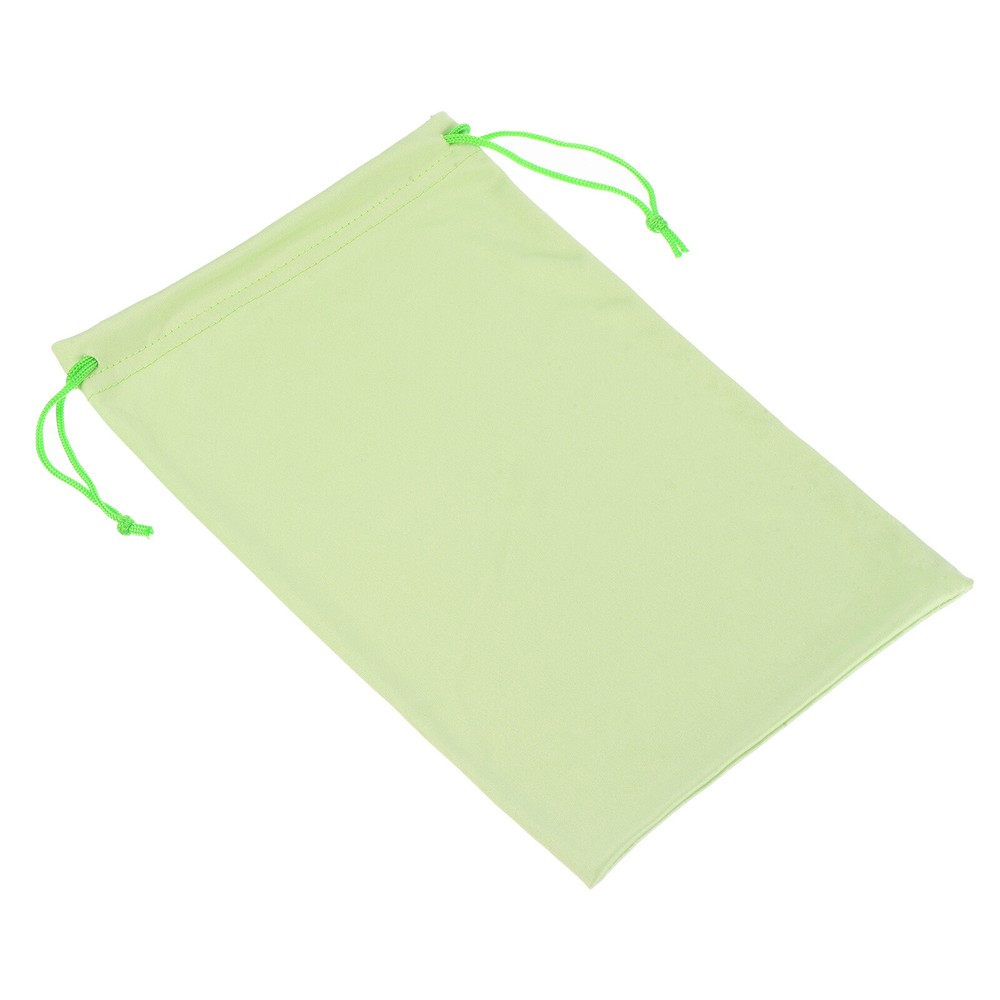 Ski Goggle Bag, Microfiber Snow Goggles Case Drawstring Pouch Green